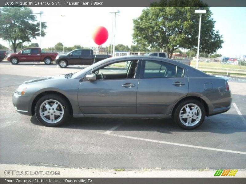 Titanium Pearl / Black 2005 Mitsubishi Galant GTS V6