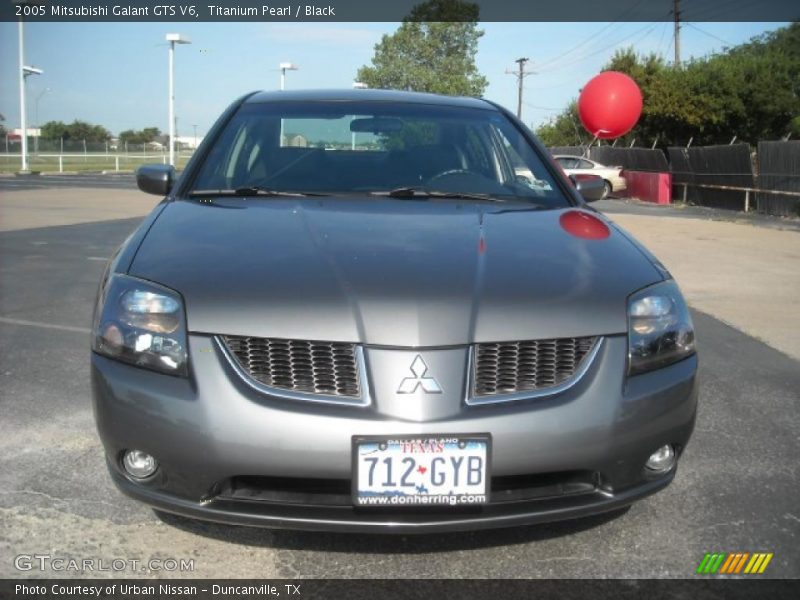 Titanium Pearl / Black 2005 Mitsubishi Galant GTS V6
