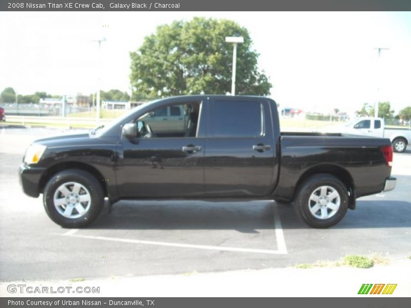 Galaxy Black / Charcoal 2008 Nissan Titan XE Crew Cab