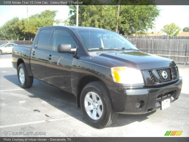 Galaxy Black / Charcoal 2008 Nissan Titan XE Crew Cab