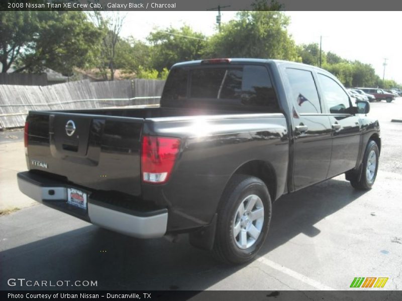 Galaxy Black / Charcoal 2008 Nissan Titan XE Crew Cab