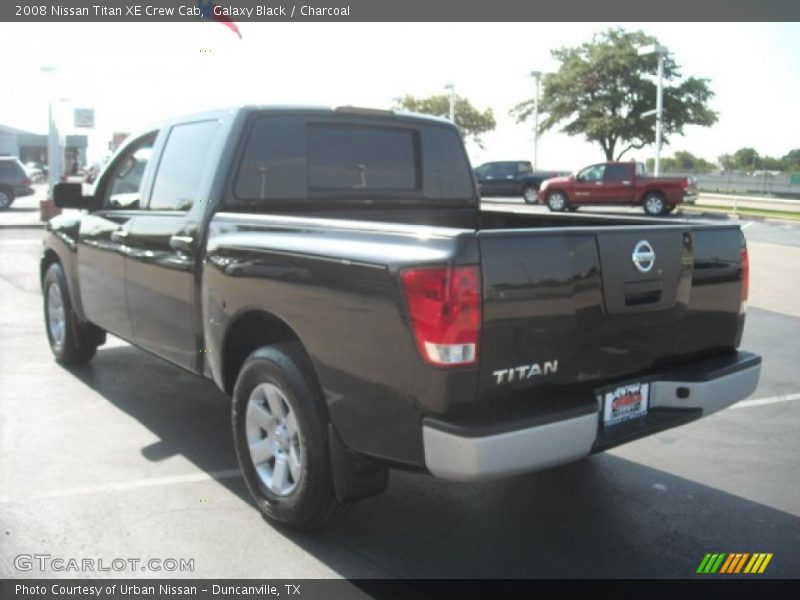 Galaxy Black / Charcoal 2008 Nissan Titan XE Crew Cab
