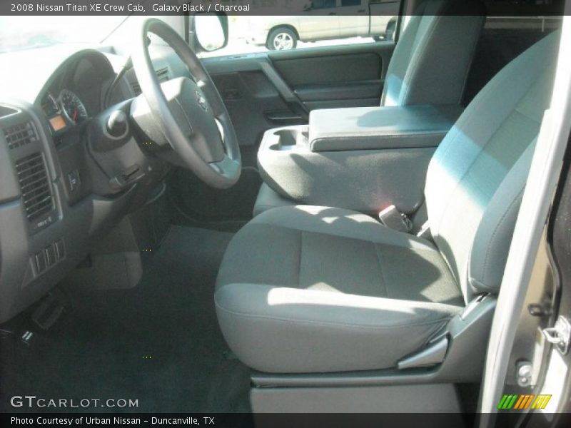 Galaxy Black / Charcoal 2008 Nissan Titan XE Crew Cab