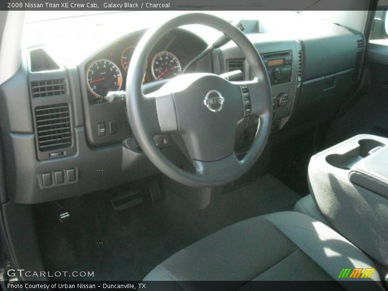 Galaxy Black / Charcoal 2008 Nissan Titan XE Crew Cab