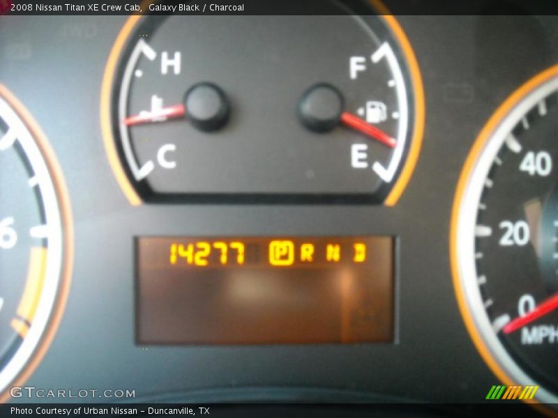 Galaxy Black / Charcoal 2008 Nissan Titan XE Crew Cab