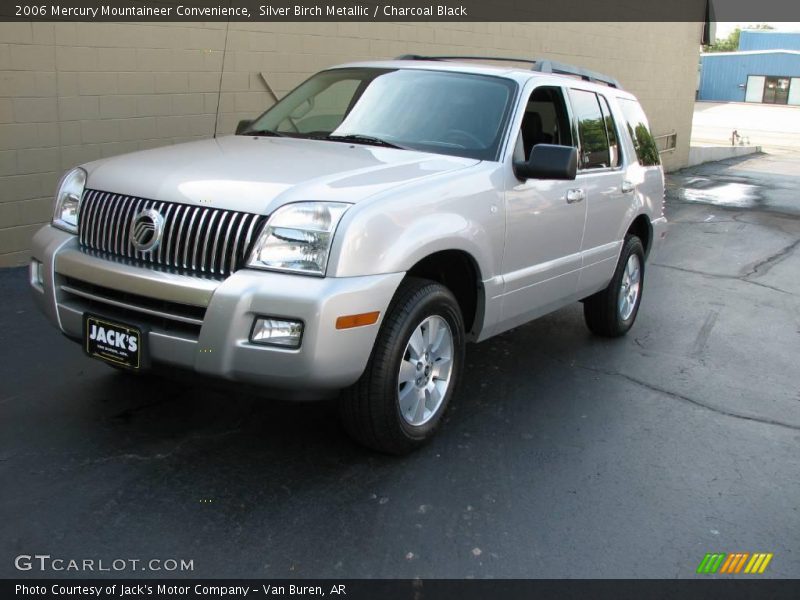 Silver Birch Metallic / Charcoal Black 2006 Mercury Mountaineer Convenience