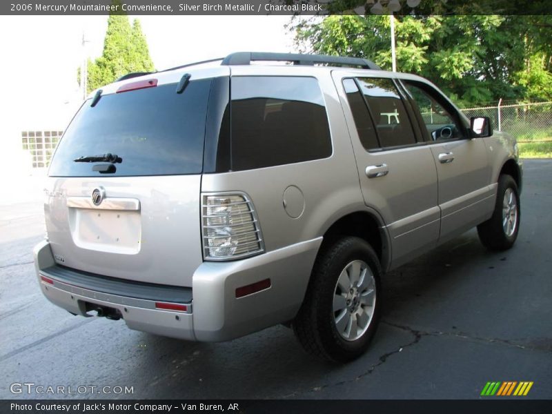 Silver Birch Metallic / Charcoal Black 2006 Mercury Mountaineer Convenience