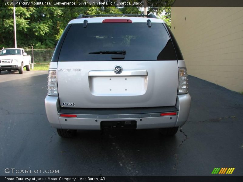 Silver Birch Metallic / Charcoal Black 2006 Mercury Mountaineer Convenience