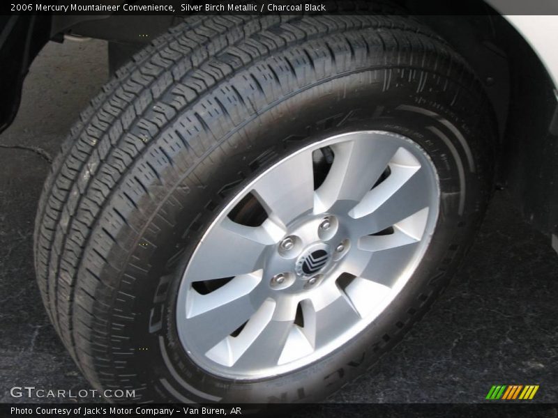 Silver Birch Metallic / Charcoal Black 2006 Mercury Mountaineer Convenience