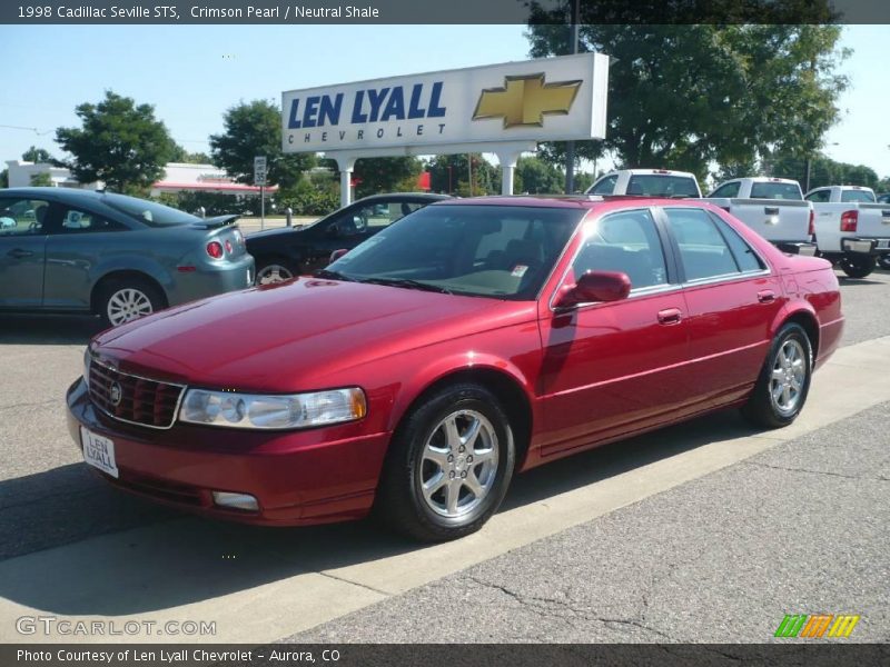 Crimson Pearl / Neutral Shale 1998 Cadillac Seville STS