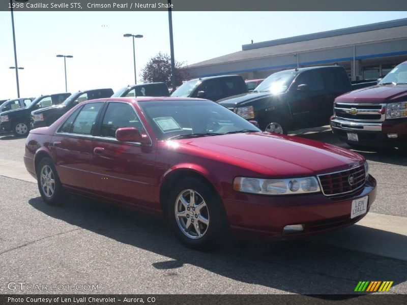Crimson Pearl / Neutral Shale 1998 Cadillac Seville STS