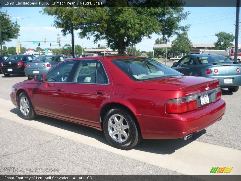 Crimson Pearl / Neutral Shale 1998 Cadillac Seville STS