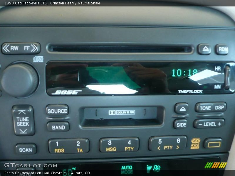 Crimson Pearl / Neutral Shale 1998 Cadillac Seville STS