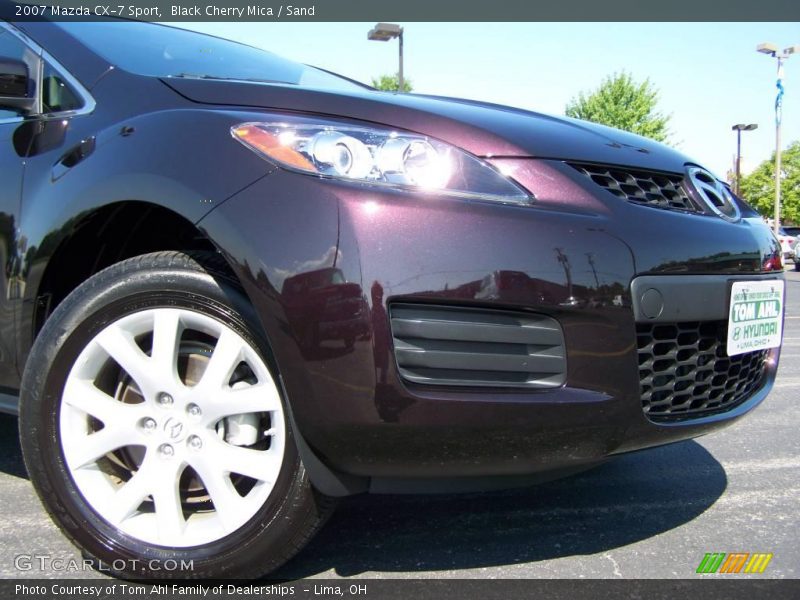 Black Cherry Mica / Sand 2007 Mazda CX-7 Sport