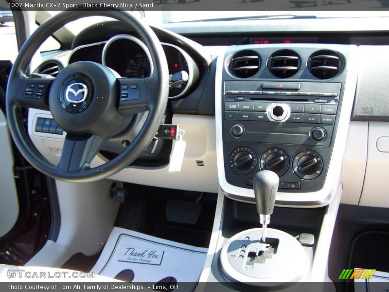 Black Cherry Mica / Sand 2007 Mazda CX-7 Sport