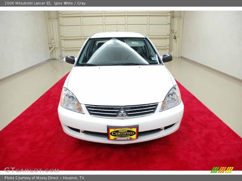 Igloo White / Gray 2006 Mitsubishi Lancer ES