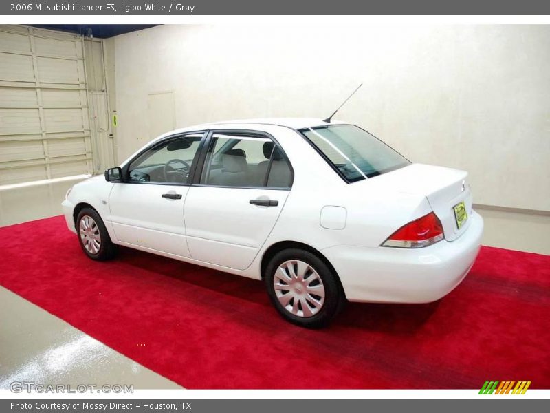Igloo White / Gray 2006 Mitsubishi Lancer ES