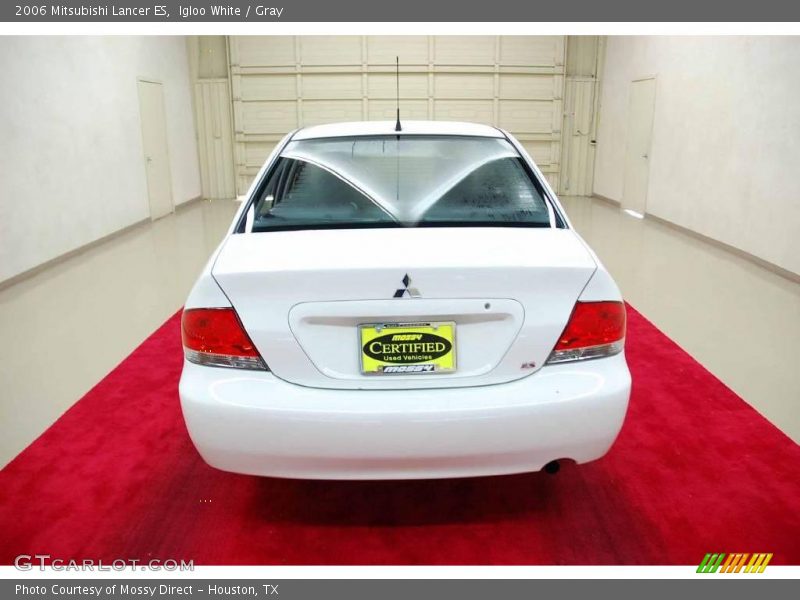 Igloo White / Gray 2006 Mitsubishi Lancer ES