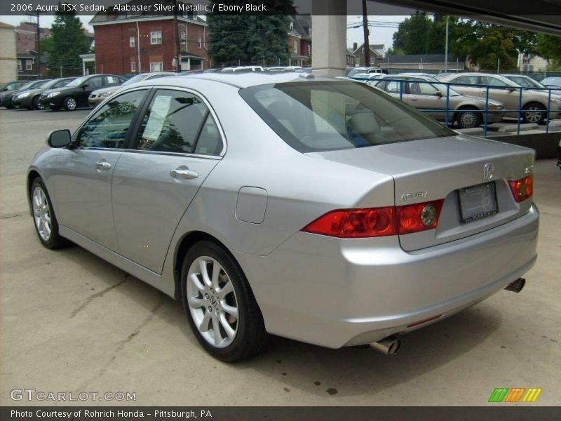 Alabaster Silver Metallic / Ebony Black 2006 Acura TSX Sedan