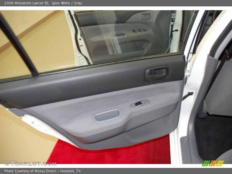 Igloo White / Gray 2006 Mitsubishi Lancer ES