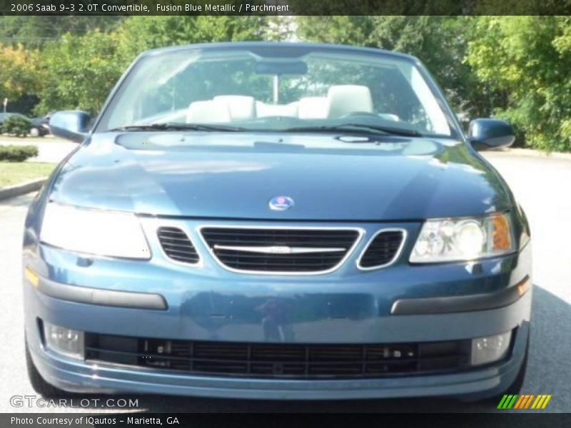 Fusion Blue Metallic / Parchment 2006 Saab 9-3 2.0T Convertible