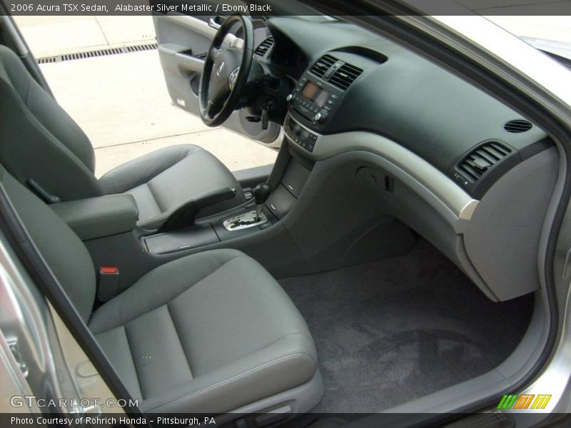 Alabaster Silver Metallic / Ebony Black 2006 Acura TSX Sedan