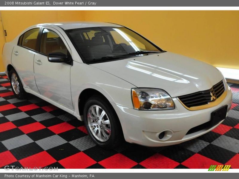 Dover White Pearl / Gray 2008 Mitsubishi Galant ES