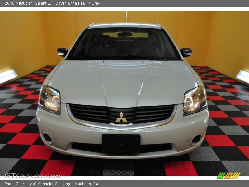 Dover White Pearl / Gray 2008 Mitsubishi Galant ES