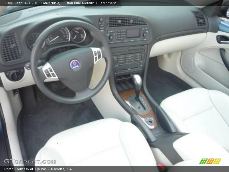 Fusion Blue Metallic / Parchment 2006 Saab 9-3 2.0T Convertible
