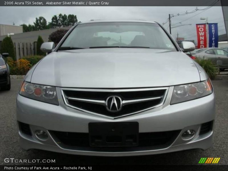 Alabaster Silver Metallic / Quartz Gray 2006 Acura TSX Sedan