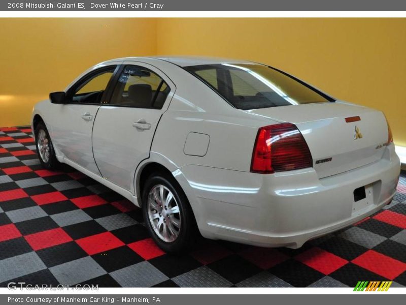 Dover White Pearl / Gray 2008 Mitsubishi Galant ES