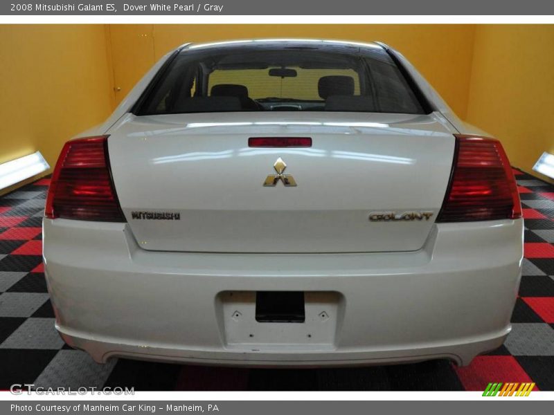 Dover White Pearl / Gray 2008 Mitsubishi Galant ES