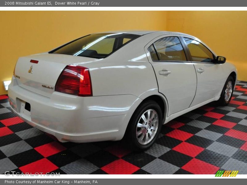 Dover White Pearl / Gray 2008 Mitsubishi Galant ES