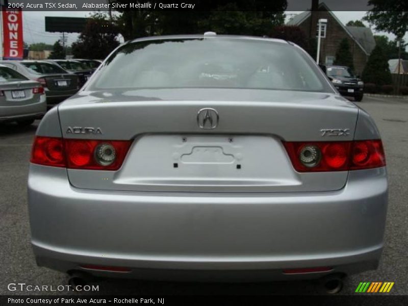 Alabaster Silver Metallic / Quartz Gray 2006 Acura TSX Sedan