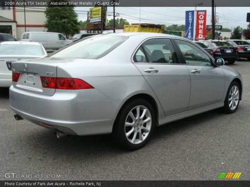 Alabaster Silver Metallic / Quartz Gray 2006 Acura TSX Sedan