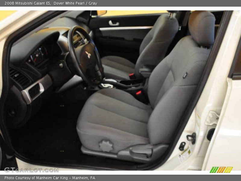Dover White Pearl / Gray 2008 Mitsubishi Galant ES