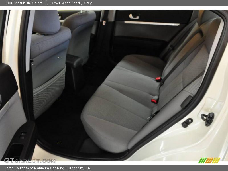 Dover White Pearl / Gray 2008 Mitsubishi Galant ES