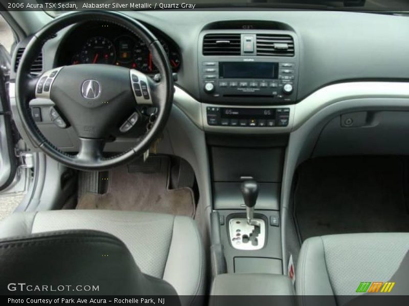 Alabaster Silver Metallic / Quartz Gray 2006 Acura TSX Sedan