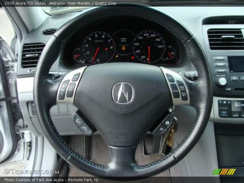 Alabaster Silver Metallic / Quartz Gray 2006 Acura TSX Sedan