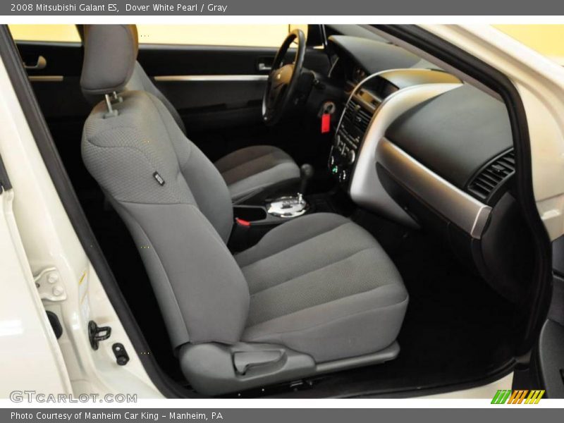 Dover White Pearl / Gray 2008 Mitsubishi Galant ES