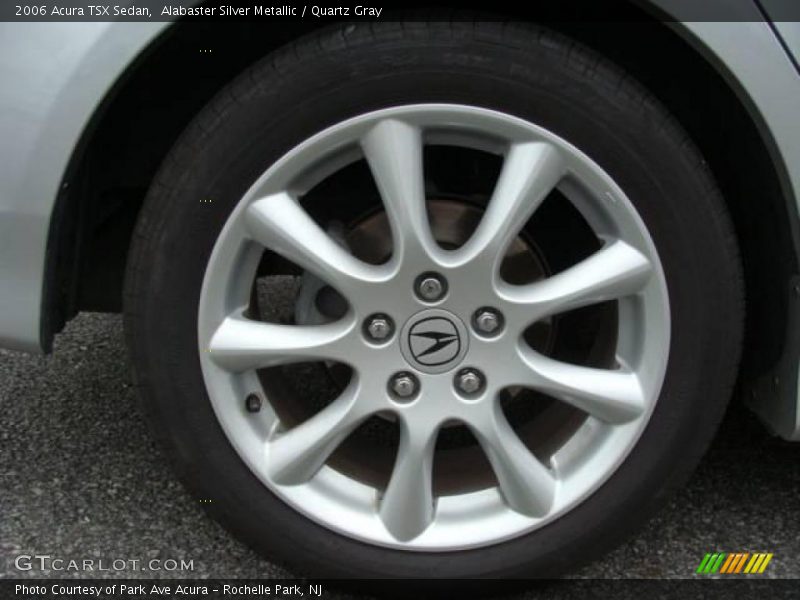 Alabaster Silver Metallic / Quartz Gray 2006 Acura TSX Sedan