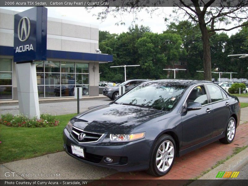 Carbon Gray Pearl / Quartz Gray 2006 Acura TSX Sedan