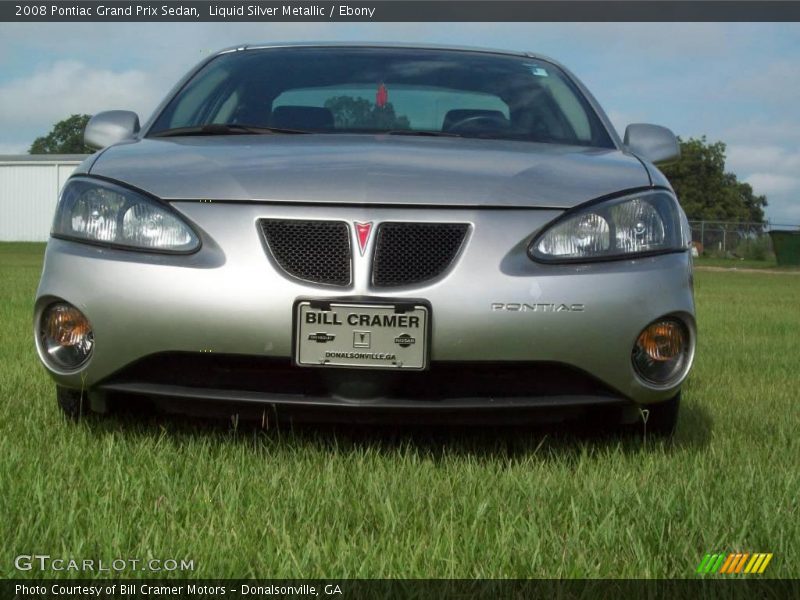 Liquid Silver Metallic / Ebony 2008 Pontiac Grand Prix Sedan