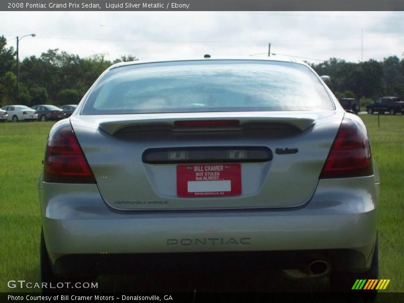 Liquid Silver Metallic / Ebony 2008 Pontiac Grand Prix Sedan