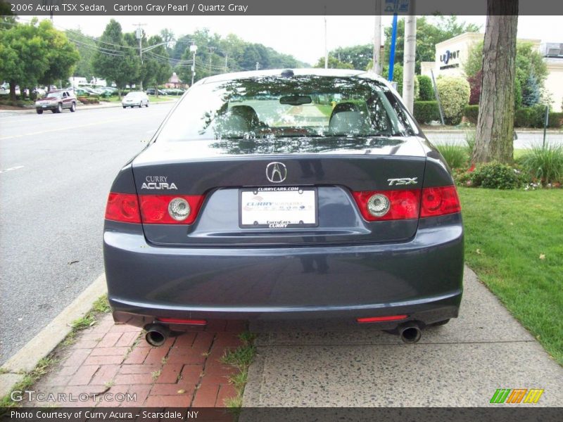 Carbon Gray Pearl / Quartz Gray 2006 Acura TSX Sedan