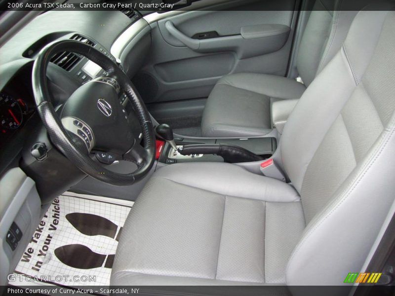 Carbon Gray Pearl / Quartz Gray 2006 Acura TSX Sedan