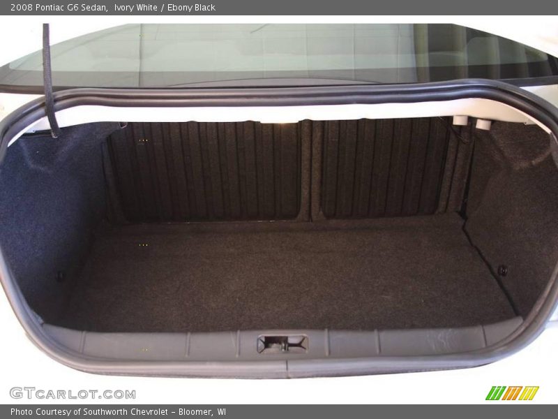 Ivory White / Ebony Black 2008 Pontiac G6 Sedan