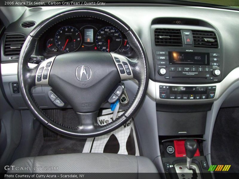 Carbon Gray Pearl / Quartz Gray 2006 Acura TSX Sedan