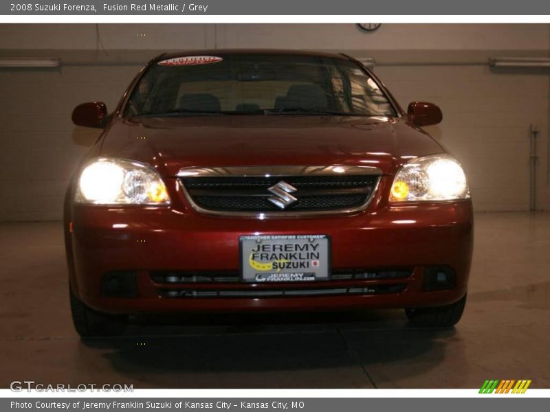 Fusion Red Metallic / Grey 2008 Suzuki Forenza