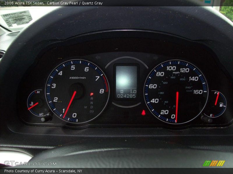 Carbon Gray Pearl / Quartz Gray 2006 Acura TSX Sedan